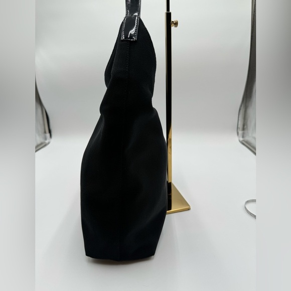 Gucci-Authentic- Hobo Black Canvas, leather / metal strap - Picture 5 of 12